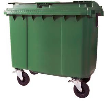660l recycle waste wheeled hdpe poubelle poubelles